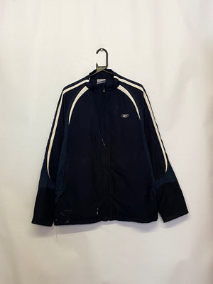 Vintage Reebok Navy Track Jacket – Men’s M (90s Y2K Sportswear)