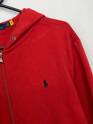 Polo Ralph Lauren Red Full-Zip Hoodie – Men’s L