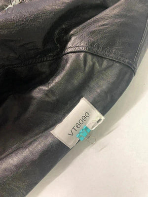 Murphy, John & Daniel Black Faux Leather Jacket – Size XL