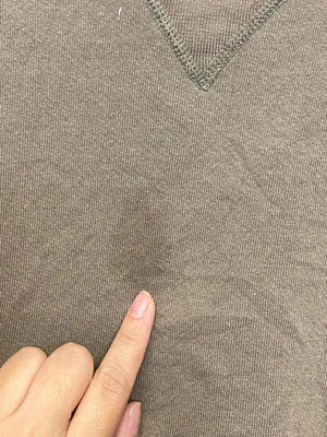 Vintage Russell Athletic Olive Green Crewneck Sweatshirt – Size LT – Made in Mexico