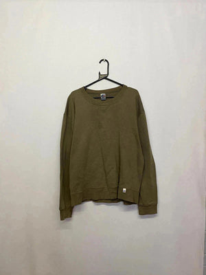 Vintage Russell Athletic Olive Green Crewneck Sweatshirt – Size LT – Made in Mexico