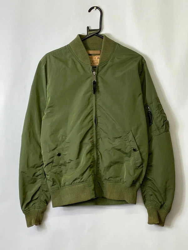 Alpha Industries MA-1 Bomber Jacket – Sage Green – Size M