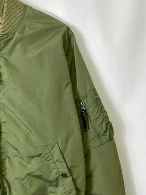 Alpha Industries MA-1 Bomber Jacket – Sage Green – Size M
