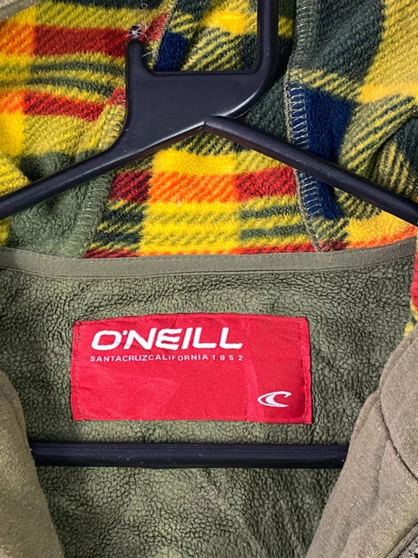 O’Neill Olive Full-Zip Hoodie with Fleece Lining – Size not shown
