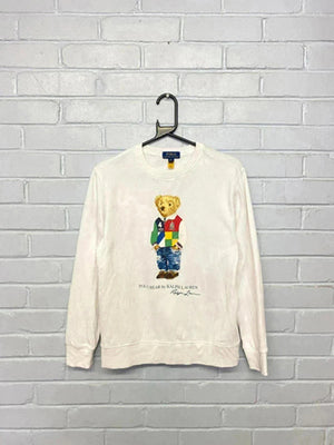 Polo Ralph Lauren Bear Sweatshirt – White