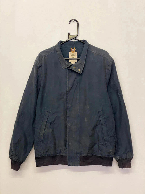 Vintage Timberland Waterproof Bomber Jacket – Navy Blue (Men’s L)