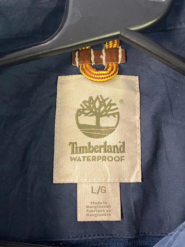 Vintage Timberland Waterproof Bomber Jacket – Navy Blue (Men’s L)