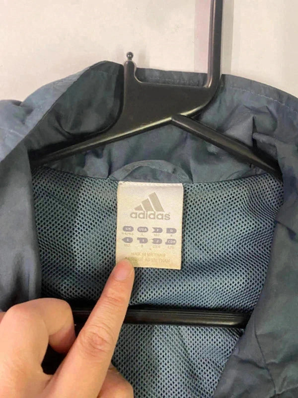 Adidas Track Jacket – Red/Navy/Black Colorblock (Men’s 2XL / UK 44–46)