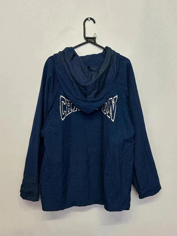 Vintage Champion Hooded Windbreaker – Size S