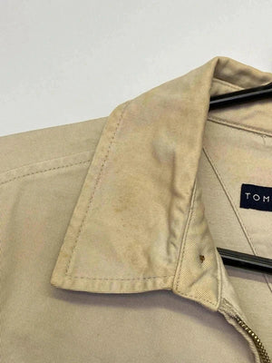 Vintage Tommy Hilfiger Beige Zip Jacket - Size S