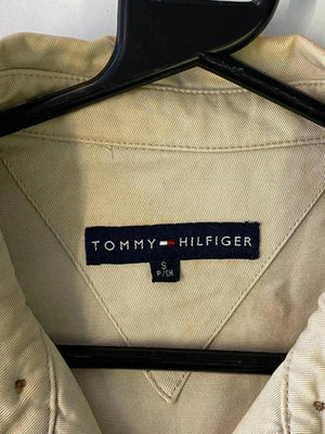 Vintage Tommy Hilfiger Beige Zip Jacket - Size S