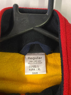 DHL Red & Yellow Zip-Up Fleece Jacket
