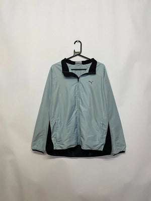 Puma Light Blue & Black Windbreaker Jacket