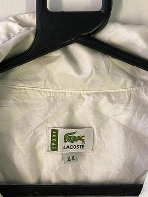 Lacoste Sport Navy & White Windbreaker Jacket – Size 44 (M-L)