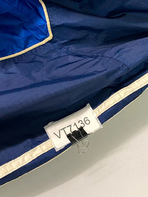 Adidas Blue 3-Stripes Windbreaker Jacket – Size M