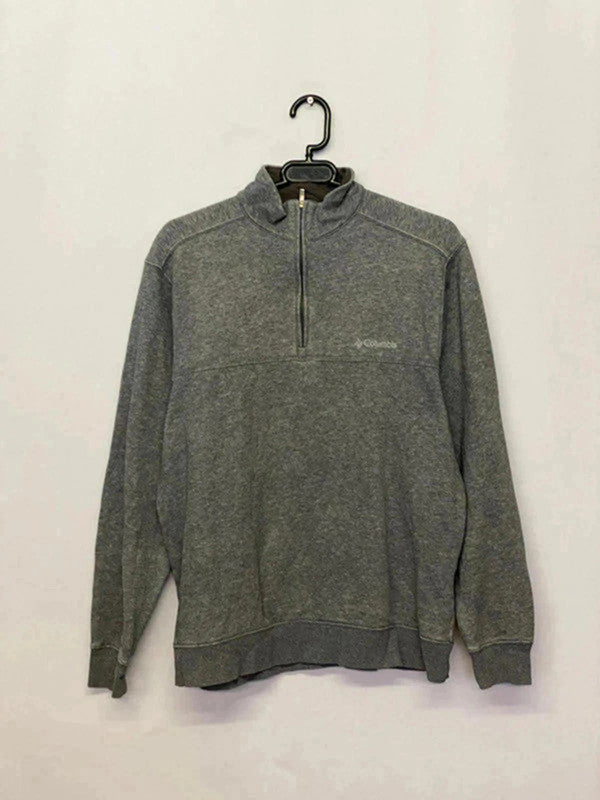 Columbia Grey 1/4 Zip Fleece Pullover - Men’s Small