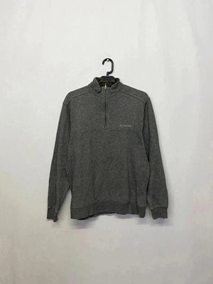 Columbia Grey 1/4 Zip Fleece Pullover - Men’s Small