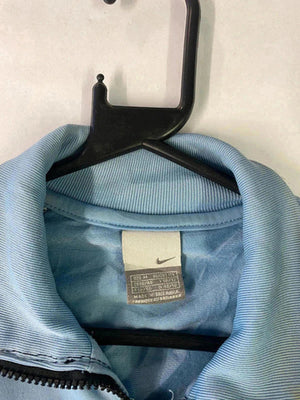 Vintage Nike Track Jacket – Light Blue & Navy – Size M