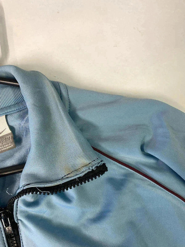 Vintage Nike Track Jacket – Light Blue & Navy – Size M
