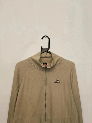 Vintage Kappa Full-Zip Track Jacket – Beige – Size M