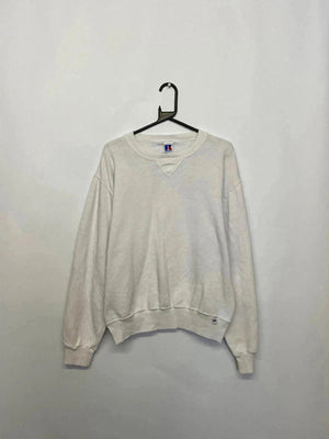 Vintage Russell Athletic White Sweatshirt – Size M – Made in Mexico