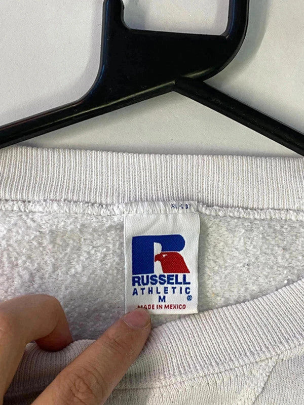 Vintage Russell Athletic White Sweatshirt – Size M – Made in Mexico