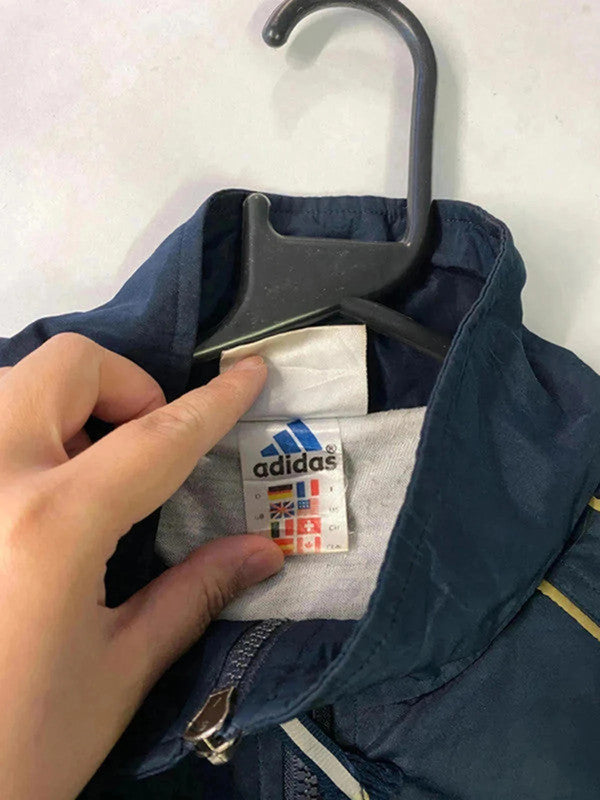 Adidas Navy Windbreaker Jacket