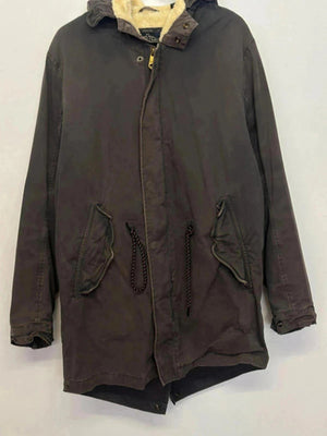 Scotch & Soda Amsterdam Parka Jacket – M – Fleece Lined Hooded Coat