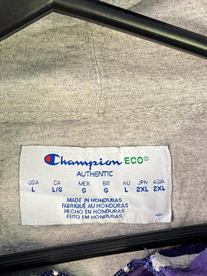 Champion Eco Authentic Full Zip Hoodie – Purple – Size L