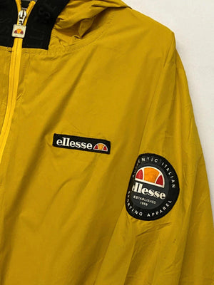 Ellesse Mustard Yellow Lightweight Windbreaker Jacket