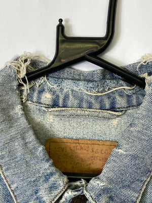 Vintage Levi’s Denim Trucker Jacket – Made in USA – Size L