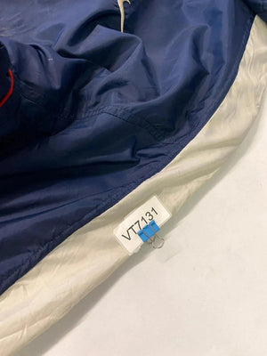 Vintage Nike Windbreaker Jacket – Navy & Beige – Made in Taiwan