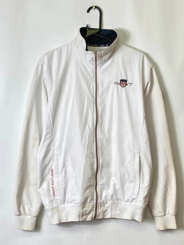 GANT usa Shield Logo White Full Zip Jacket Men’s XL