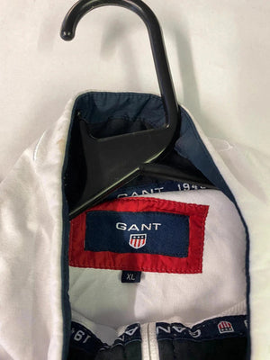 GANT usa Shield Logo White Full Zip Jacket Men’s XL