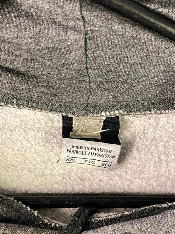 Nike Dark Grey Pullover Hoodie with Mini Swoosh