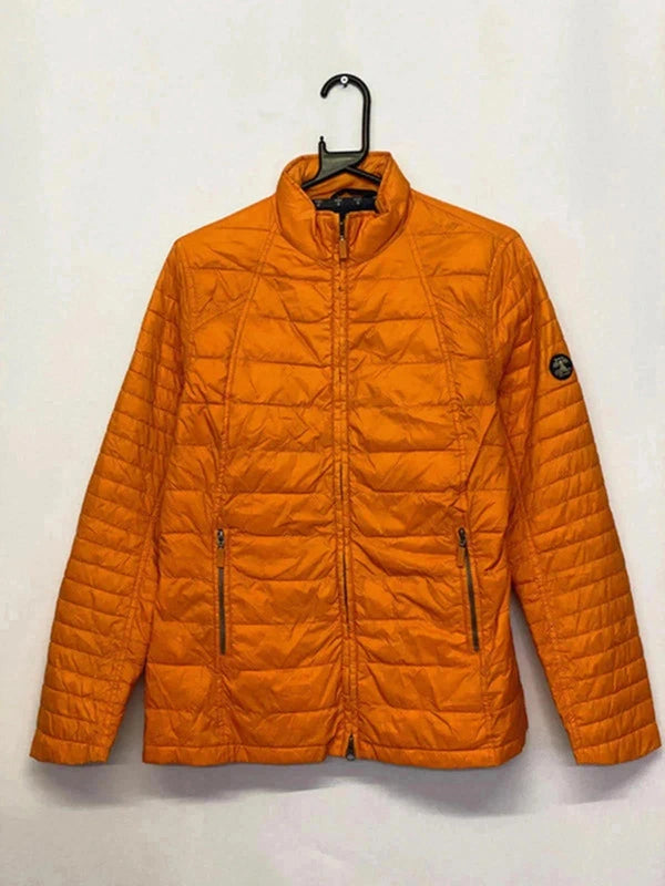 Barbour FibreDown Quilted Jacket – Orange (UK 10 / EU 40)