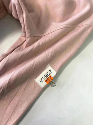 Champion Pink Embroidered Logo Hoodie (Size L)