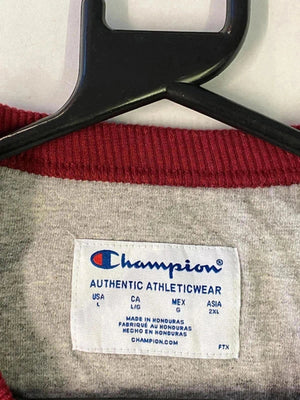 Champion Maroon Red Crewneck Sweatshirt (Men’s L)