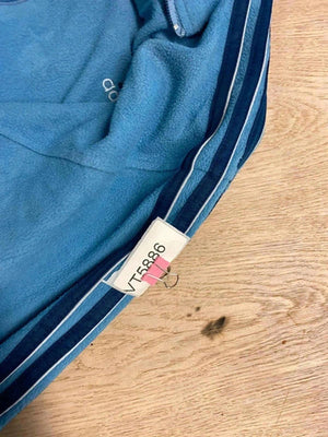 Vintage Adidas Fleece Zip-Up Jacket – Light Blue – Size L