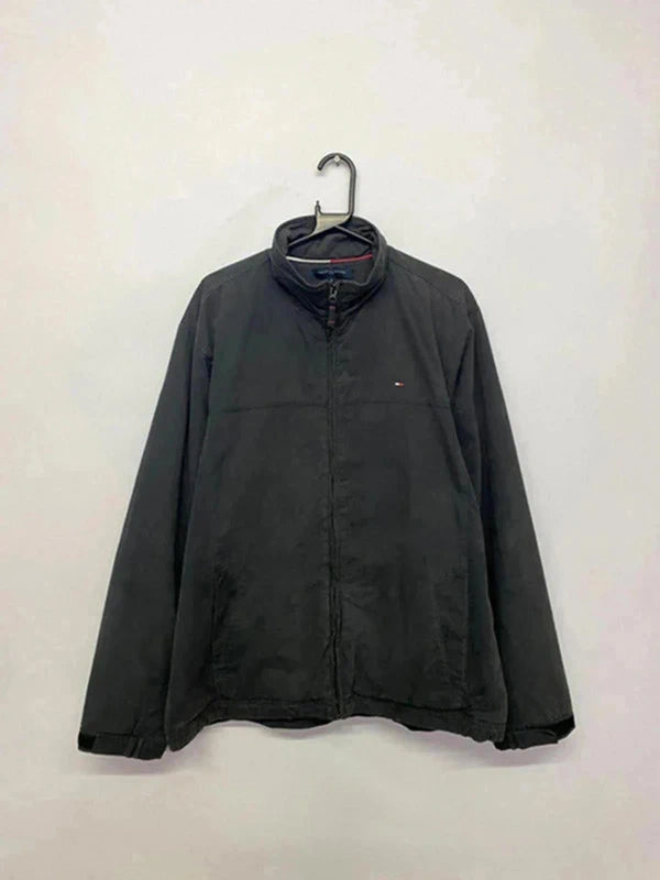 Tommy Hilfiger Sport Black Jacket – Minimal Logo – Men’s XL