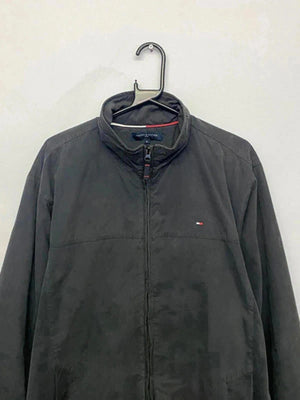 Tommy Hilfiger Sport Black Jacket – Minimal Logo – Men’s XL