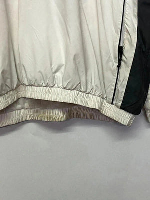 Mizuno WindLite White 1/4 Zip Windbreaker Jacket – Men’s L, Lightweight Sportswear