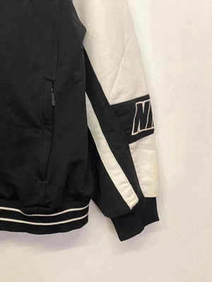 Vintage Nike Black & White Track Jacket – Size L – Made in Indonesia