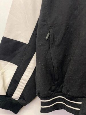 Vintage Nike Black & White Track Jacket – Size L – Made in Indonesia