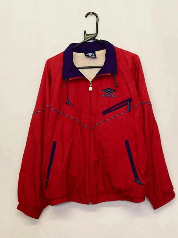 Vintage Umbro Red & Purple Windbreaker Jacket – Size S