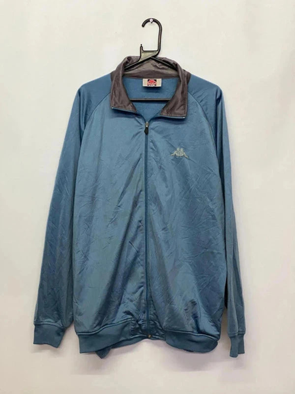 Vintage Kappa Blue Full-Zip Track Jacket XXL