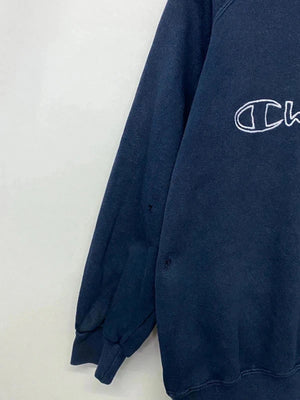 Vintage Champion Navy Sweatshirt (Youth L / 11–12 Years)