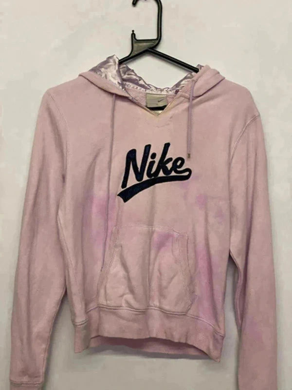 Vintage Nike Pink Hoodie – Women’s S/M – Embroidered Logo