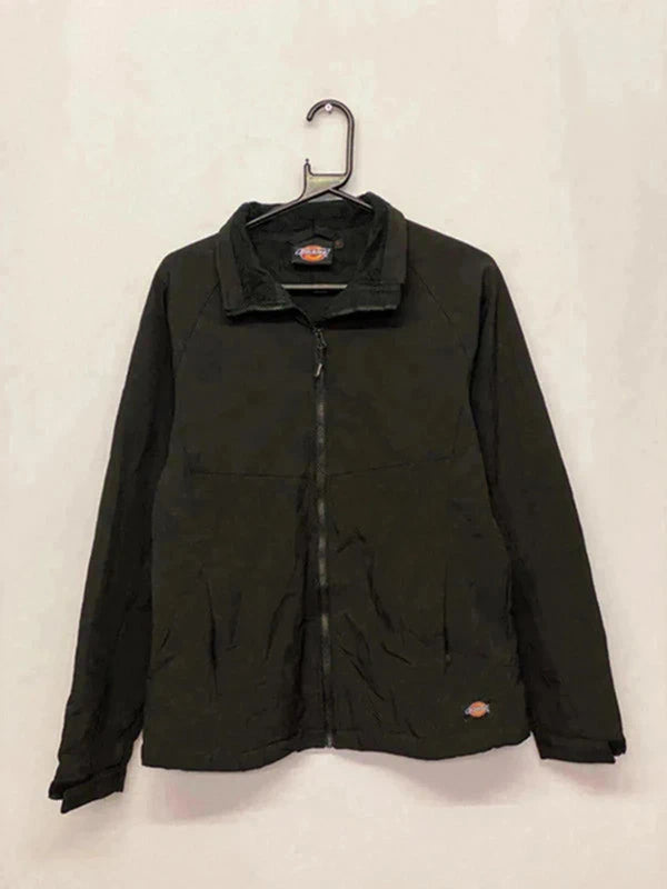 Dickies Black Zip-Up Work Jacket – Men’s L
