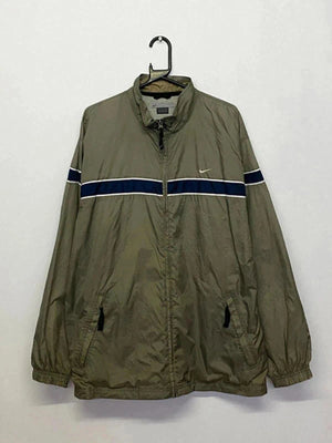 Vintage Nike Olive Green Windbreaker Jacket (Men’s L)